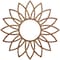Ekena Millwork Daisy Wood Fretwork Pierced Ceiling Medallion, Walnut, 34"OD x 11 7/8"ID x 3/8"T CMWP34X34X0375DAWA - alternate 1